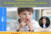 Otizmli Bireylerde Dil–Konuşma/İletişim ve Alternatif İletişim Becerilerinin Öğretimi/Zoom-Online Eğitim